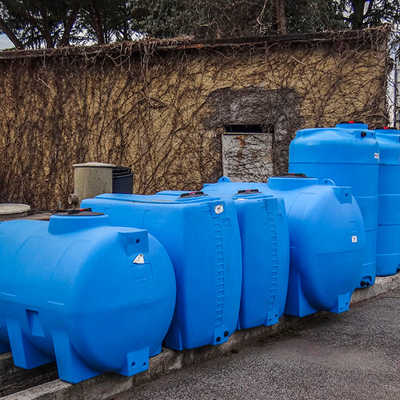 Serbatoio in polietilene per stoccaggio acqua